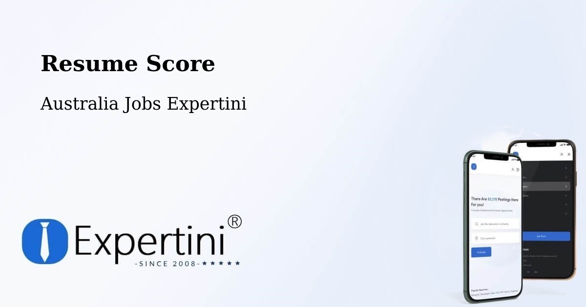 Resume Score & Job Description Match Tool – Kenthurst - Australia Jobs Expertini
